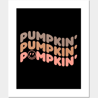 Donut Shop Pumpkin' Coffee Lovers, I Love Coffee Expresso Latte Pumpkin Spice Posters and Art